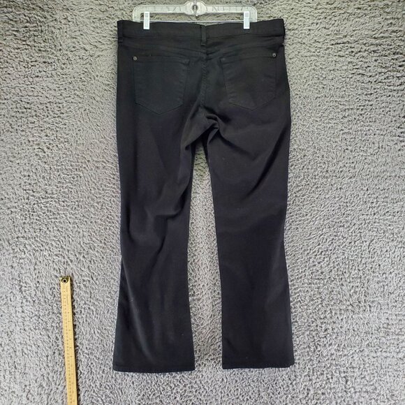 Old Navy Jeans Womens 14 Short Black The Flirt Bootcut Stretch Denim - Picture 4 of 10